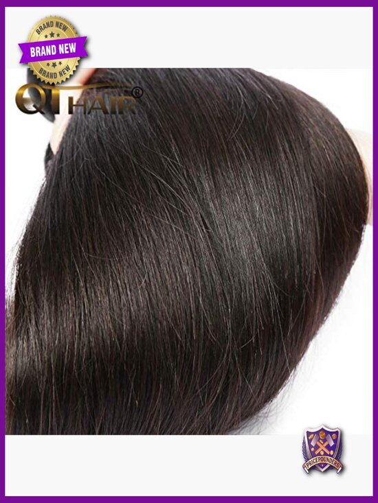 3 Bundles 100% Virgin Unprocessed Straight Human Hair Extensions 20 22 24 Inch main image 4